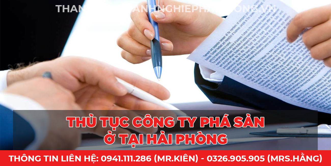 Thủ tục phá sản công ty ở tại Hải Phòng